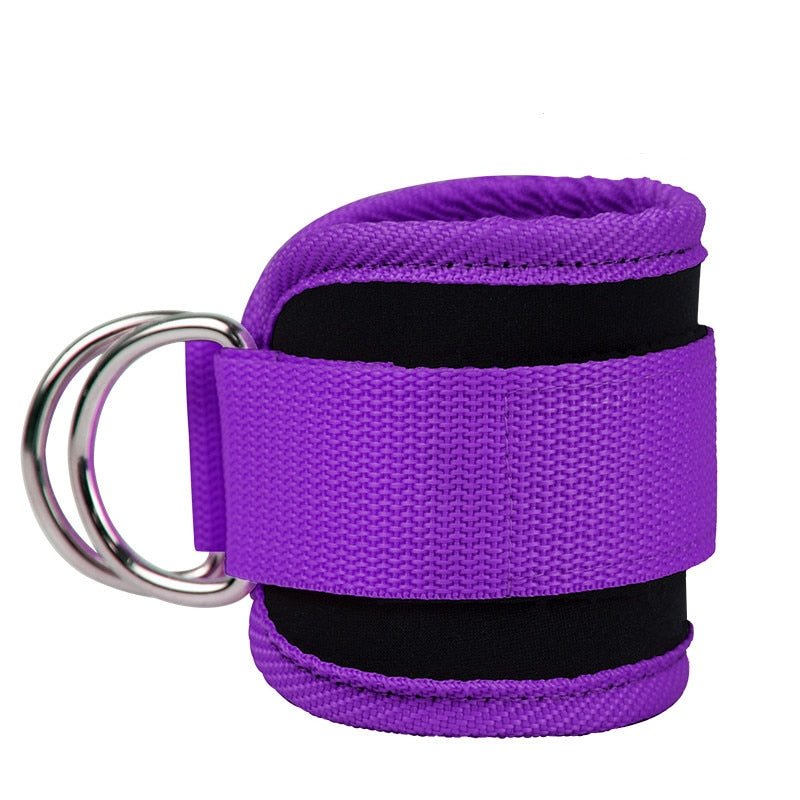 Gym Ankle Adjustable Straps - Purple 1pcs