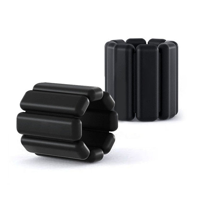 Adjustable Weighted Wrist and Ankle Band - Black 1 Pair x 1LB