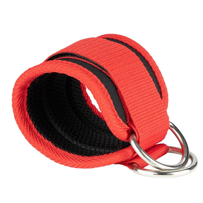 Gym Ankle Adjustable Straps - Red 1pcs