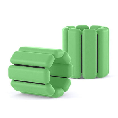 Adjustable Weighted Wrist and Ankle Band - Green 1 Pair x 2LB