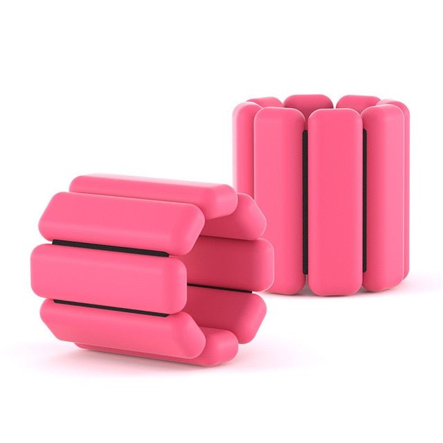 Adjustable Weighted Wrist and Ankle Band - Pink 1 Pair x 1LB