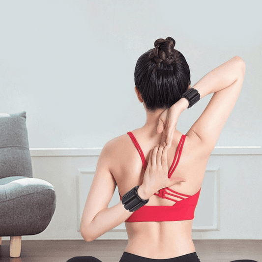 Adjustable Weighted Wrist and Ankle Band - Gray 1 Pair x 1LB