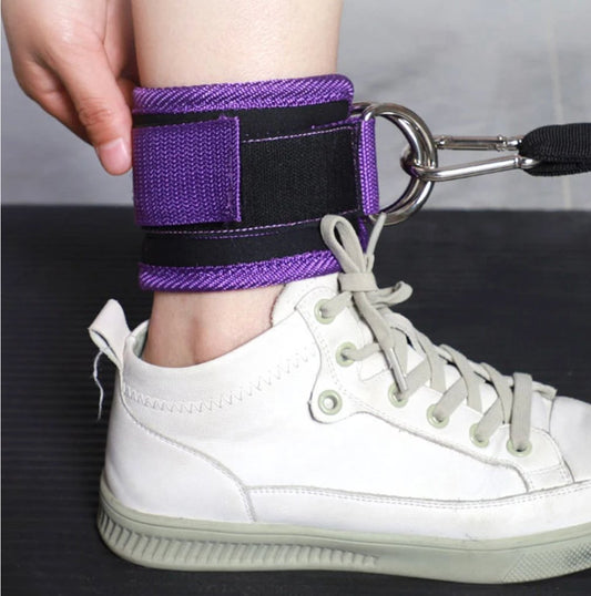 Gym Ankle Adjustable Straps - Red 1pcs FlexReliefStore
