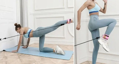 Gym Ankle Adjustable Straps - Pink 1pcs