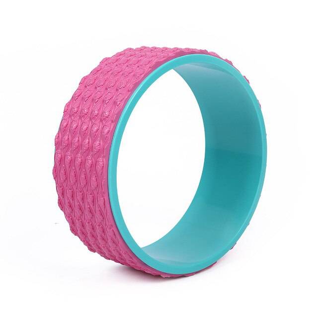 Yoga Training Wheel - Pink and Green