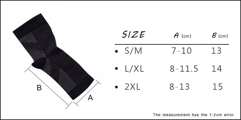 Anti - Fatigue Compression Socks - Black S/M