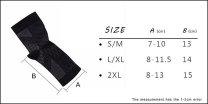 Anti - Fatigue Compression Socks - Black S/M