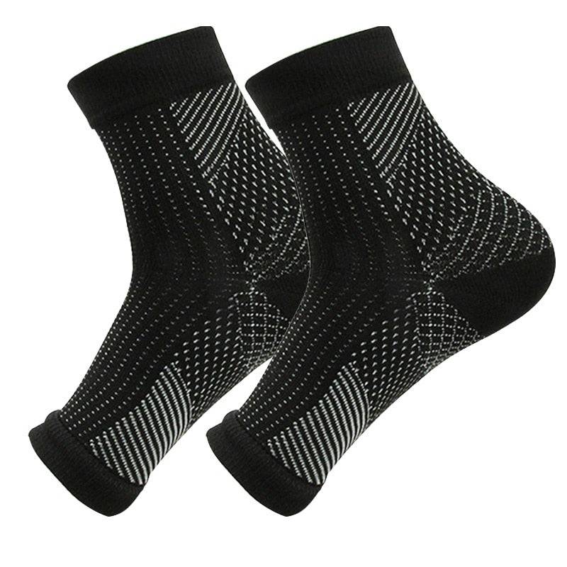 Anti - Fatigue Compression Socks - Black S/M