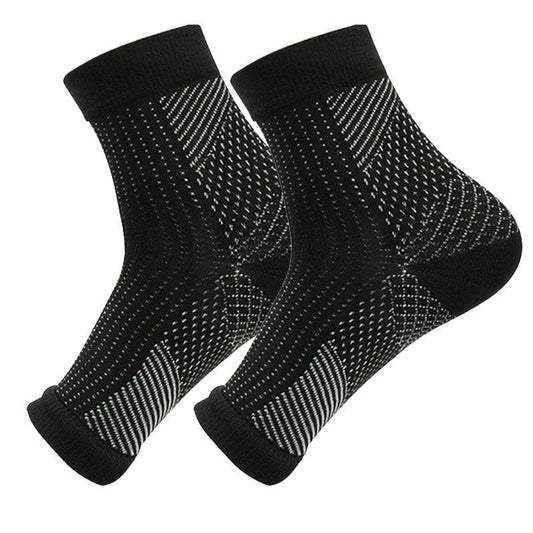 Anti - Fatigue Compression Socks - Black S/M