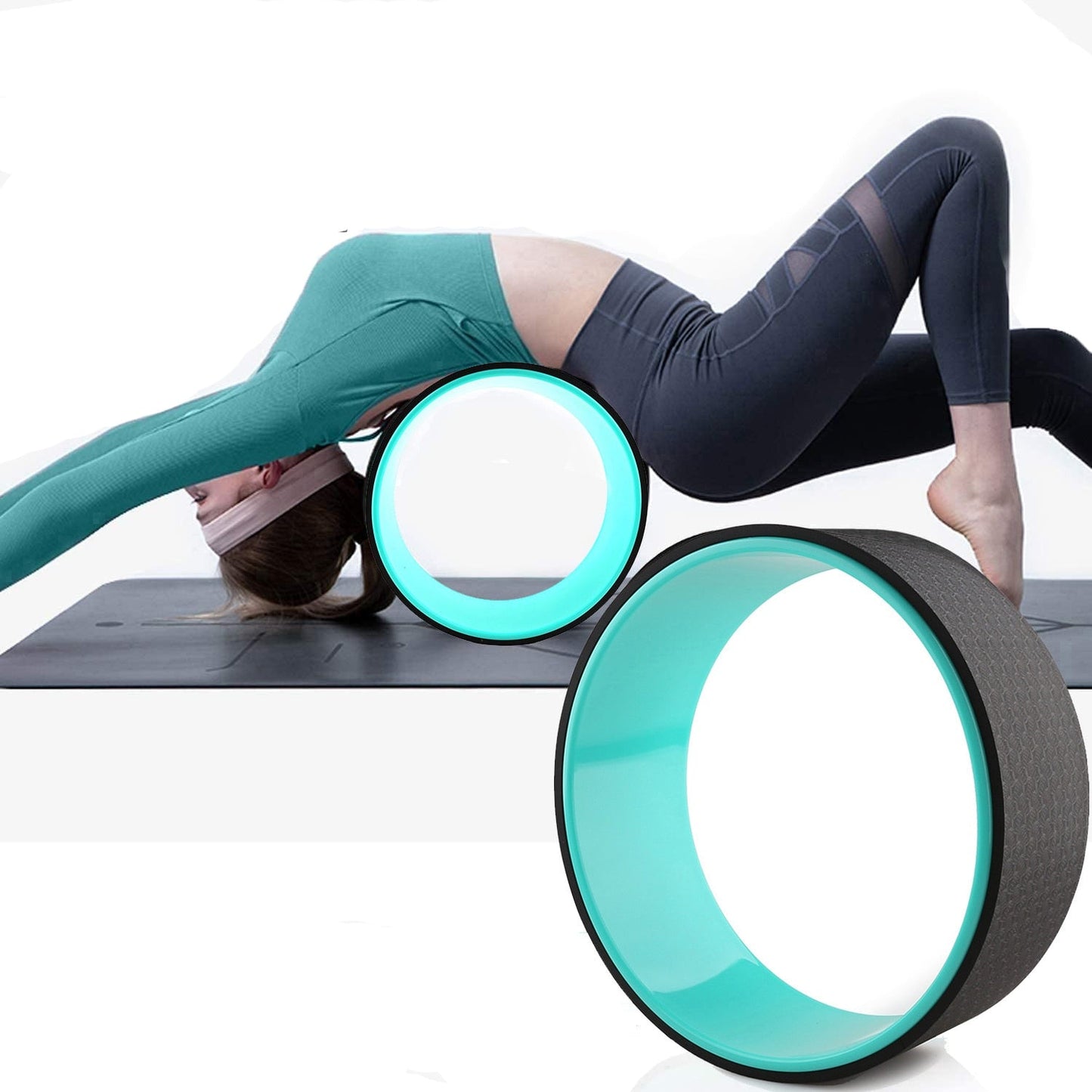 Yoga Roller - Teal Black